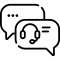 Online chat PNG